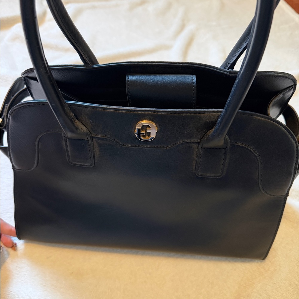 Black Leather Purse